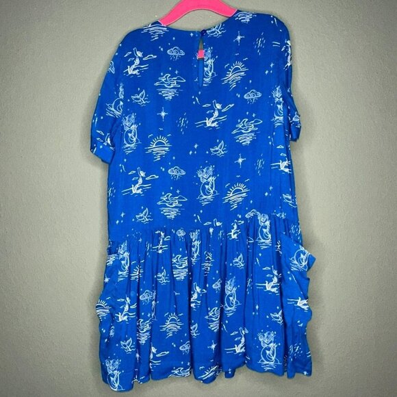 GYMBOREE Girls Mermaid Print Summer Dress Girls Size 5 - Picture 2 of 6